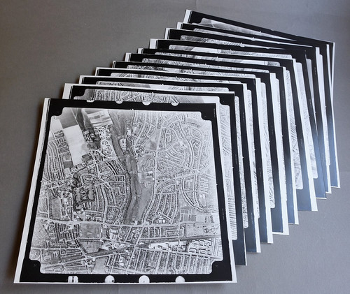 Old aerial photographs - photographs, of