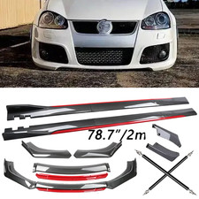 Carbon Fiber Look Red Front