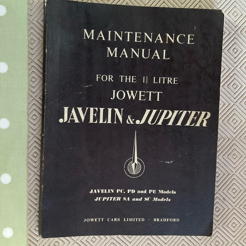 Vintage maintenance manual for - vintage,