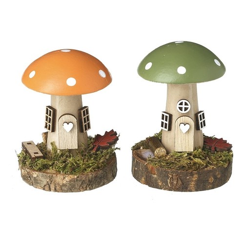 Pair autumn mushroom - pair, house