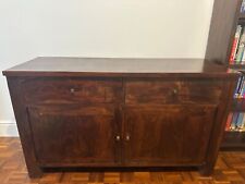 sheesham dark hardwood sideboard used, in good condition (includes extra shelf)