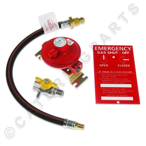Wall mounted gas regulator kit - wall,