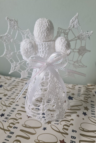 New handmade crochet angel - new,