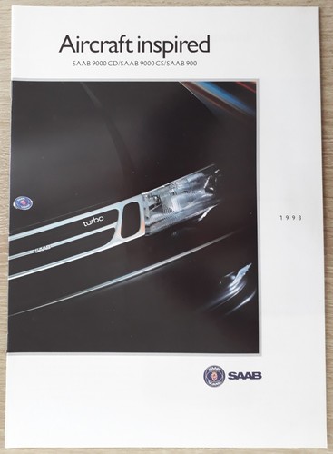 Saab 900 9000 range brochure - 900,