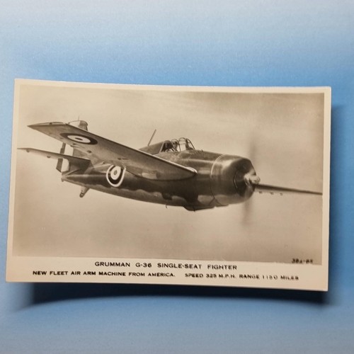 Ww2 aircraft postcard c1940 - aircraft,