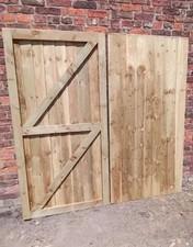 6FT SUPER HEAVY DUTY VERTICAL BOARD GARDEN GATE FEATHER EDGE PRESSURE TREATED