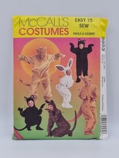 Easy To Sew McCalls Sewing Pattern 8953 Medium Adult Animal Costumes UNCUT Bunny