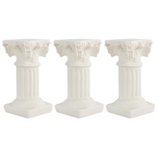 3 Pcs Roman Pillar Decoration Pillars for Decorative Columns and Mini