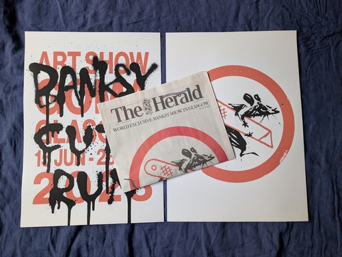 Banksy goma cut run - banksy,