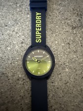 Superdry Men’s Blue Lime Watch New Battery Excellent Condition