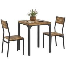 HOMCOM 3 Pcs Compact Dining