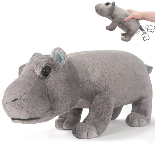 Hippo plush toy - hippo, toy,