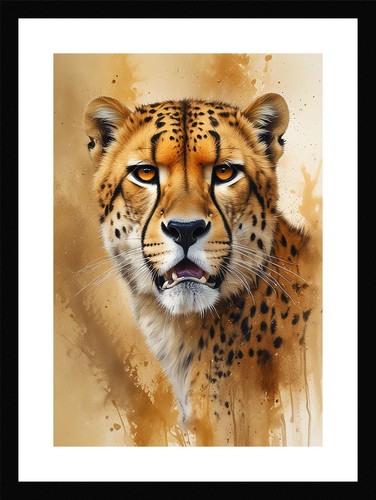 Epic cheetah framed wall - epic,