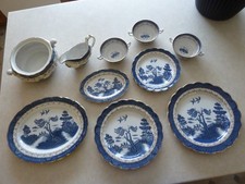 Booths Real Old Willow A8025 Dinner Plates Soup Coupes Terrine Gravy Boat