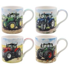 Tractor Motive Fine China Mug