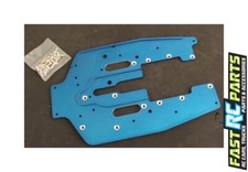 GPM Racing Tamiya Terra Crusher 5mm Rib Chassis Blue TEC016V
