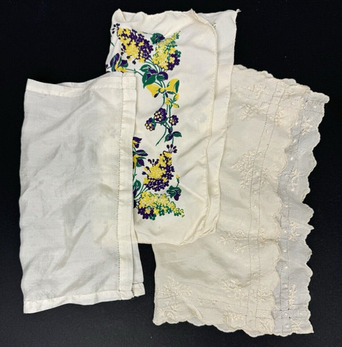 Vintage hankies raw silk - vintage,