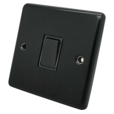 Classic Matt Black Plug Sockets Light Switches Dimmers - Whole Range available