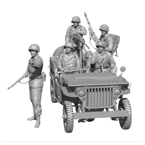 Scale resin figure model - scale,