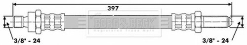 Brake hose front for reliant - hose,