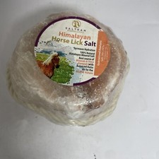 SALTEAN Horses Lick Natural Pink Salt, Natural shape salt with strong hanging T