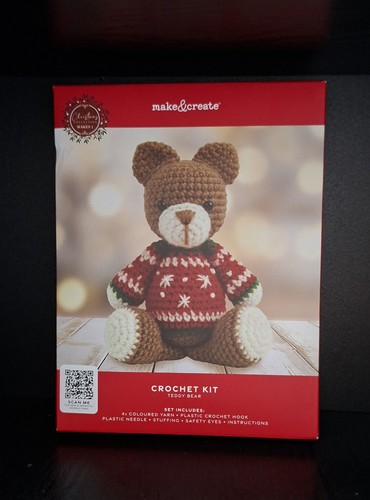 Teddy bear crochet kit - bear,