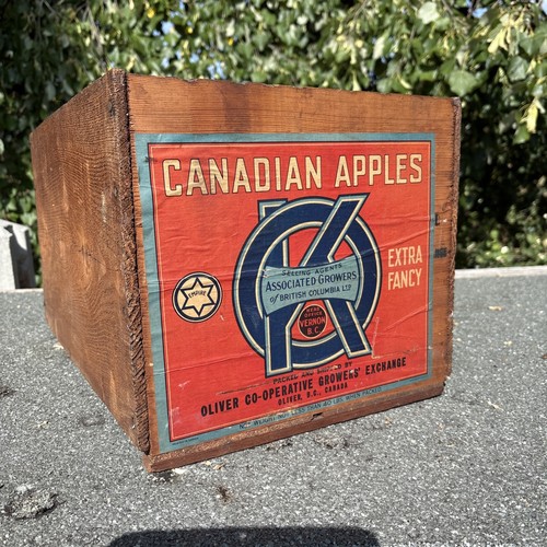 Vintage wooden apple - vintage,