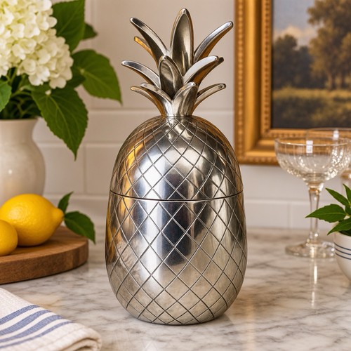 Vintage silver pineapple - vintage,