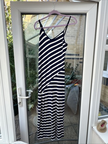 Ladies navy white stripe - ladies,