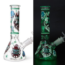 7.8" Octopus Fluorescent Glass