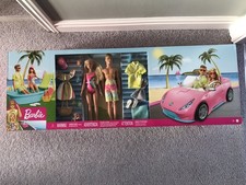 Barbie convertible car pool - convertible, car,
