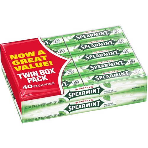 Wrigley gum spearmint - spearmint,, 5