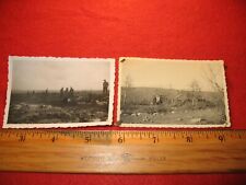 World War 2 WW2 Original photo German Wehrmacht troops shelters in mud #377