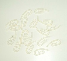 SWISH CURTAIN GLIDER / HOOKS x 17 - WHITE - PLASTIC - SPARE PARTS - (D)