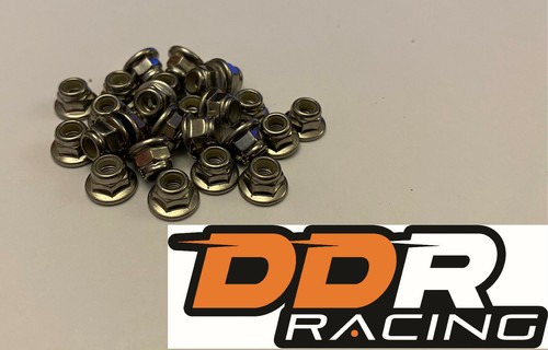 Nylon lock flanged nuts - lock,