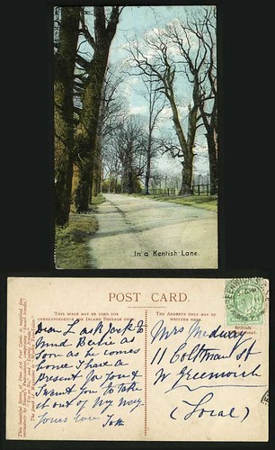 Kent 1910 old colour tinted - 1910,