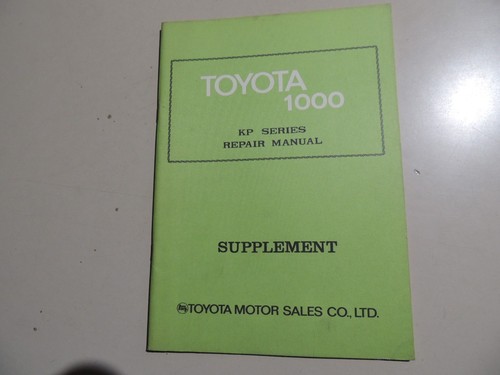 1972 toyota 1000 opt - toyota, kp