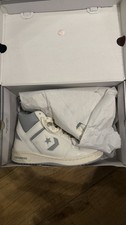 Converse Weapon Hi White and Grey UK 7 with Box Excellent Condition