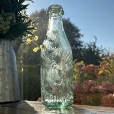 S. J. Garside Ashton-U-Lyne Traditional Old Glass Bottle Vintage