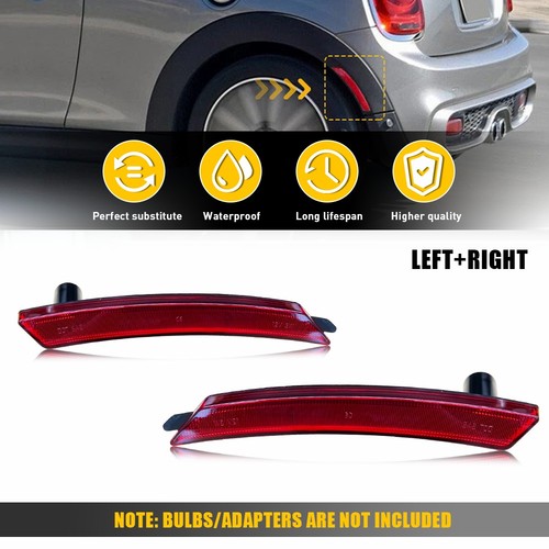 Red rear side marker light - 2x,