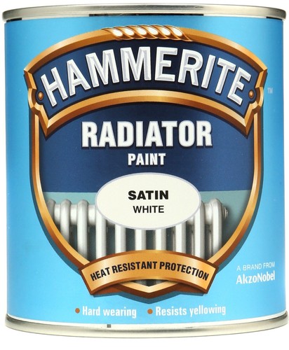 Hammerite radiator paint satin - hammerite,