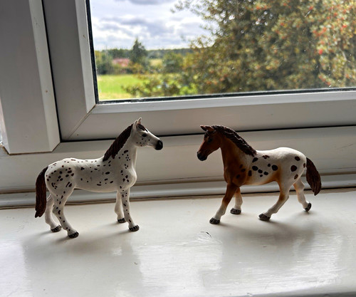 Appaloosa retired schleich - 2x,