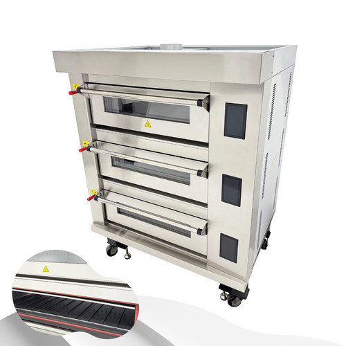 Electric oven 220v - 3-ph, 3-deck