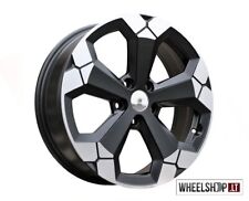 Dacia Duster R17 5x114.3 alloy wheels 4x 17 inch 6.5J black rims