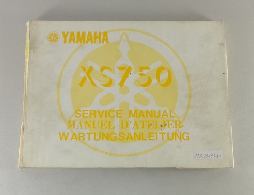 1976 yamaha 750 workshop - yamaha, xs