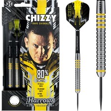 Harrows Chizzy Dave Chisnall 80% Tungsten Darts Set – 21 g / 23 g / 24 g / 25 g