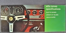 1967-1968 Alfa Romeo Brochure