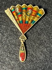 Chico's Enamel Asian Fan