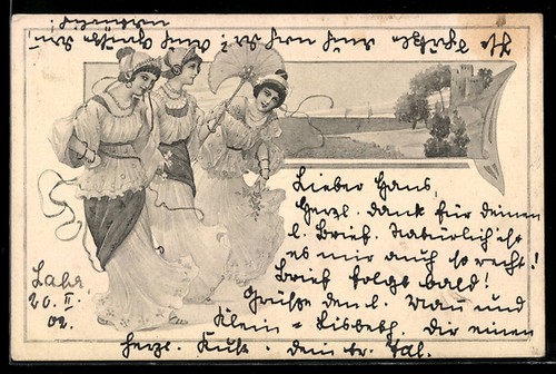 Three young ladies - ak, with