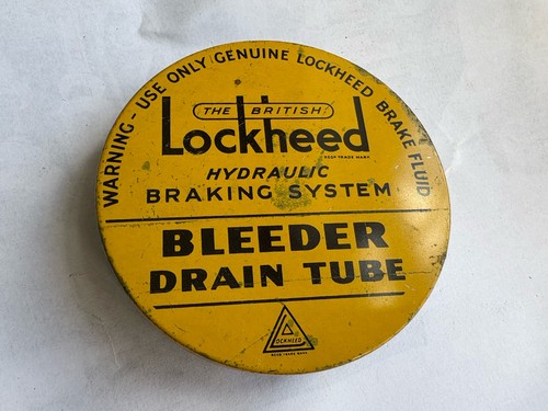 Lockheed brake bleeder tin - lockheed,